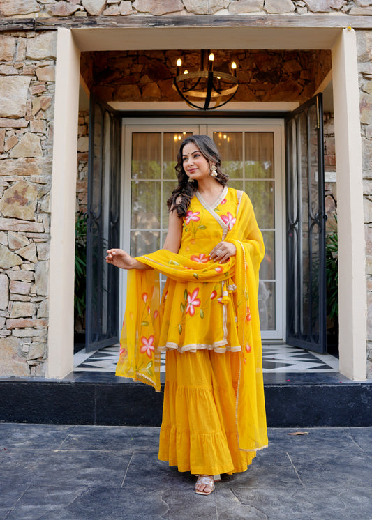 Inaya kurta sharara set