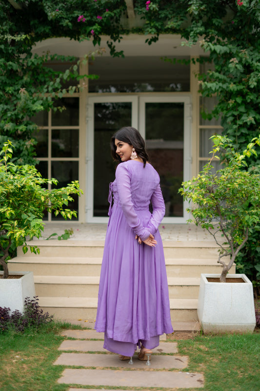 Lavender kurta set