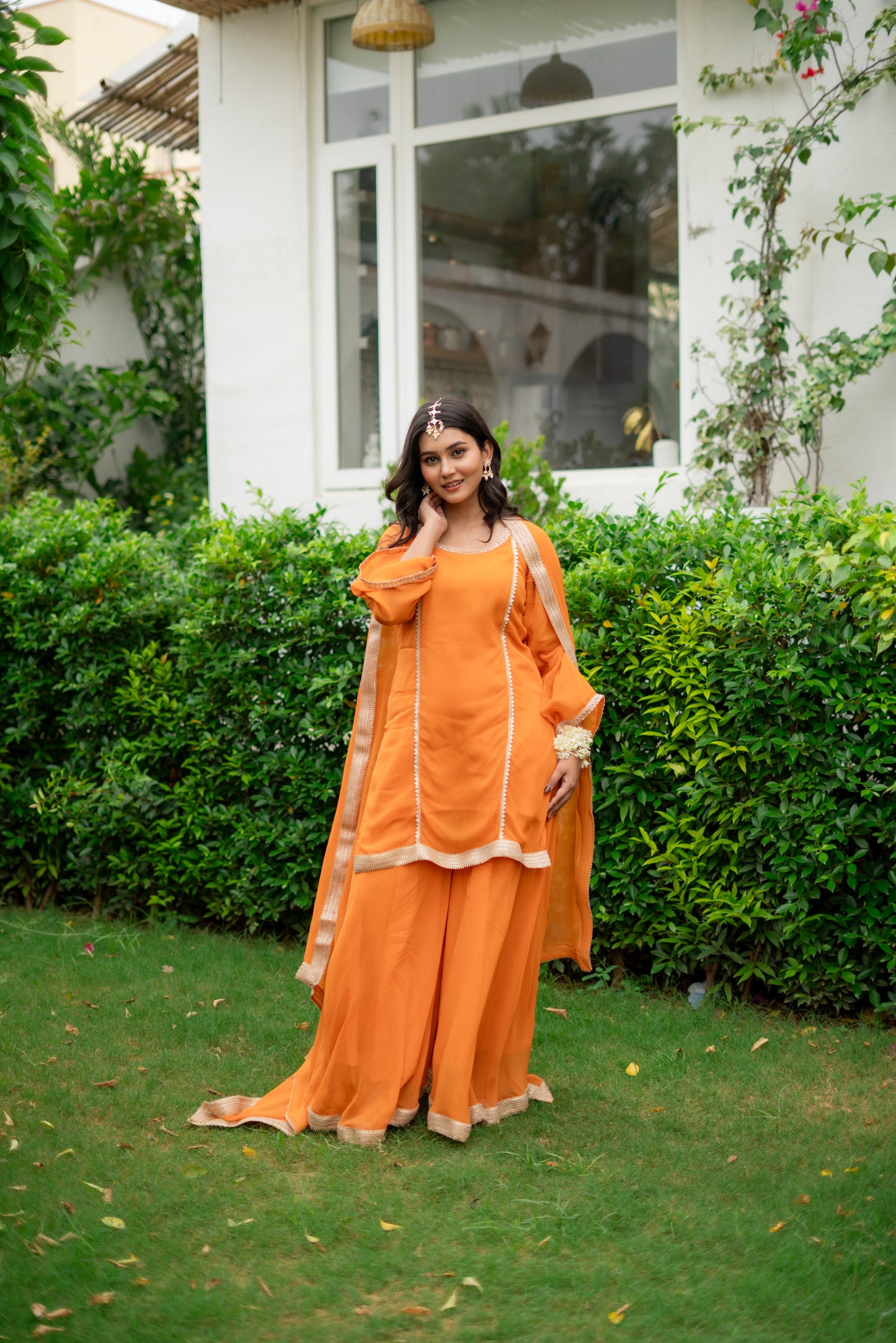 Kesarika kurta palazzo set