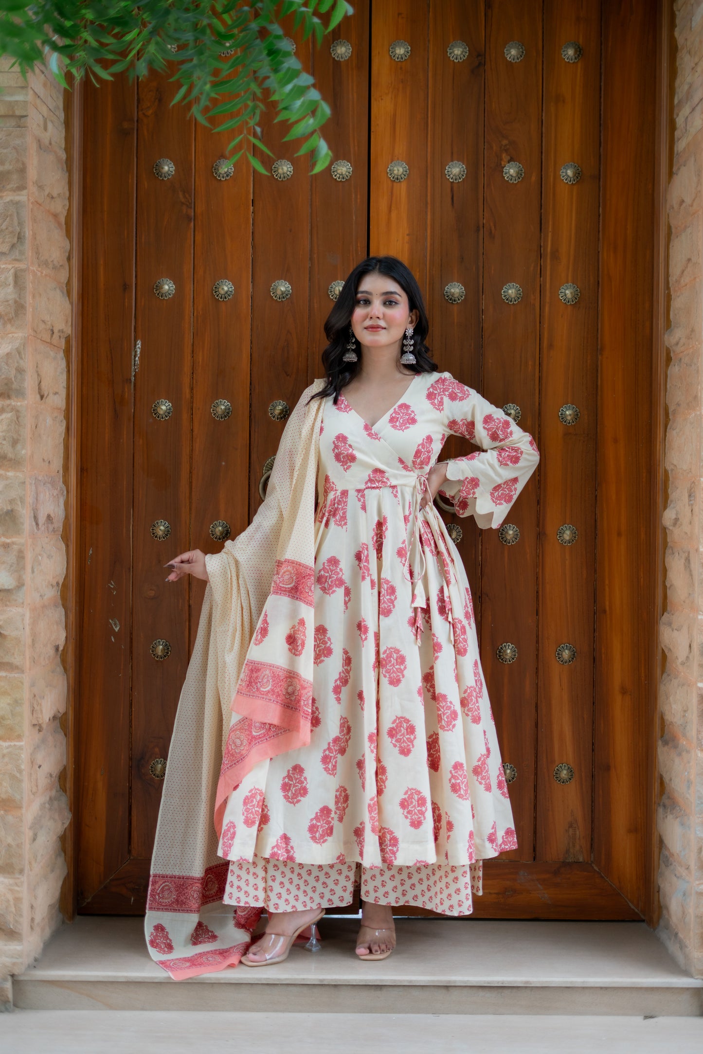 Maati cotton angrakha set