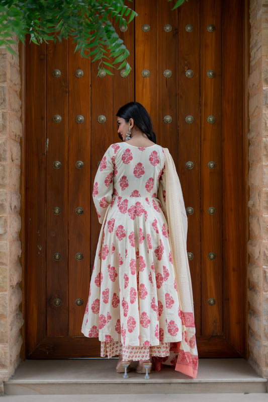 Maati cotton angrakha set