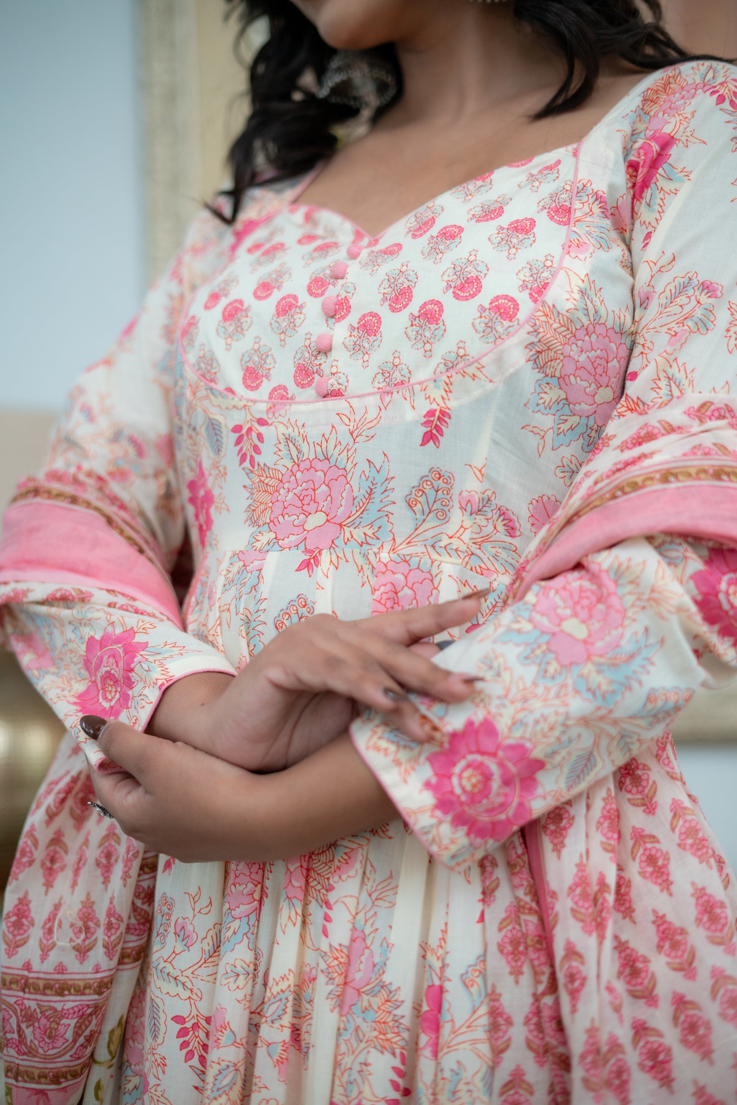 Fiza-e-gul cotton suit set