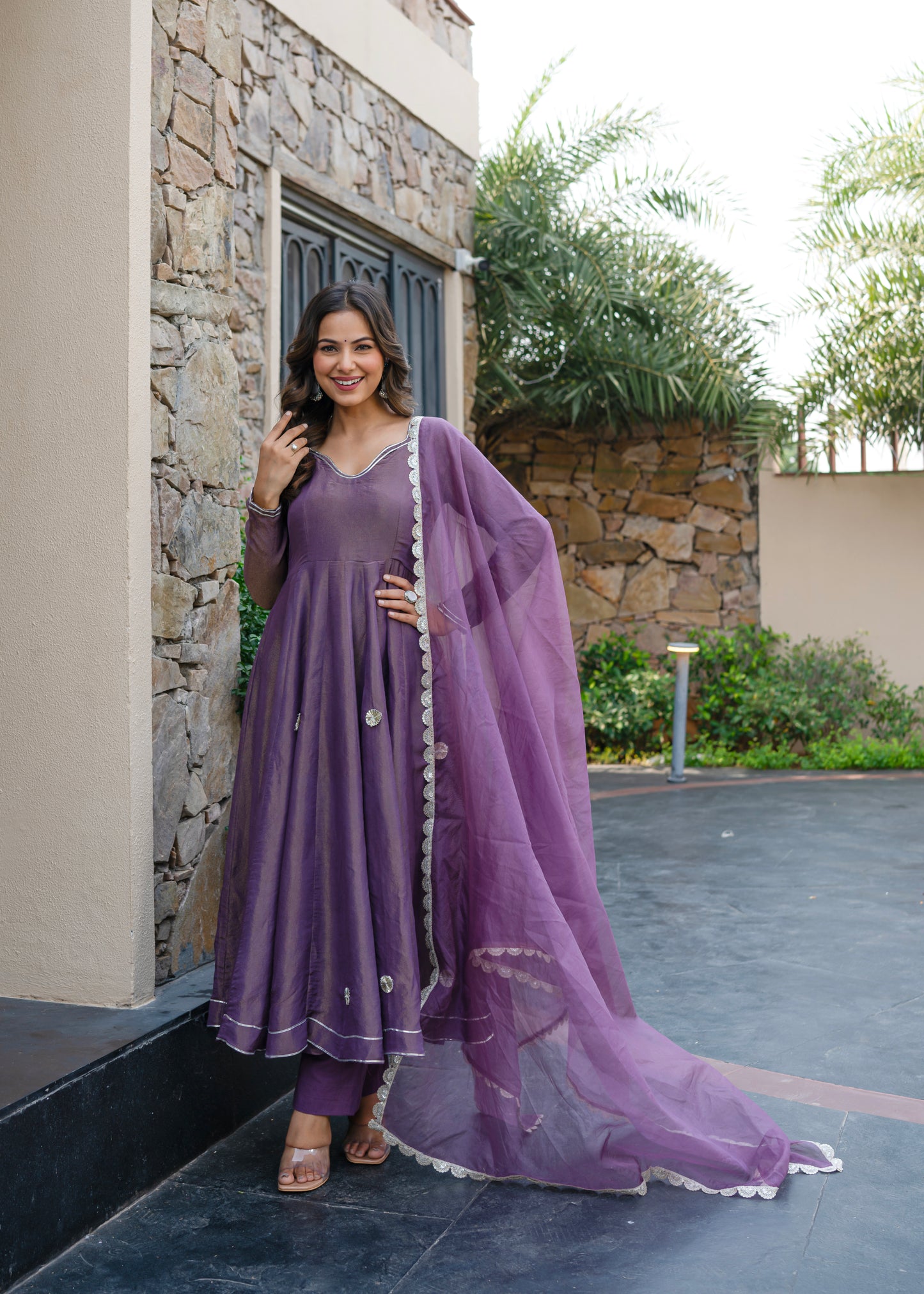 Lavanya tissue suit set