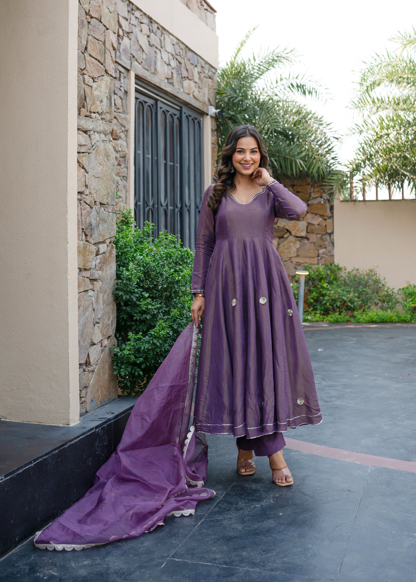 Lavanya tissue suit set