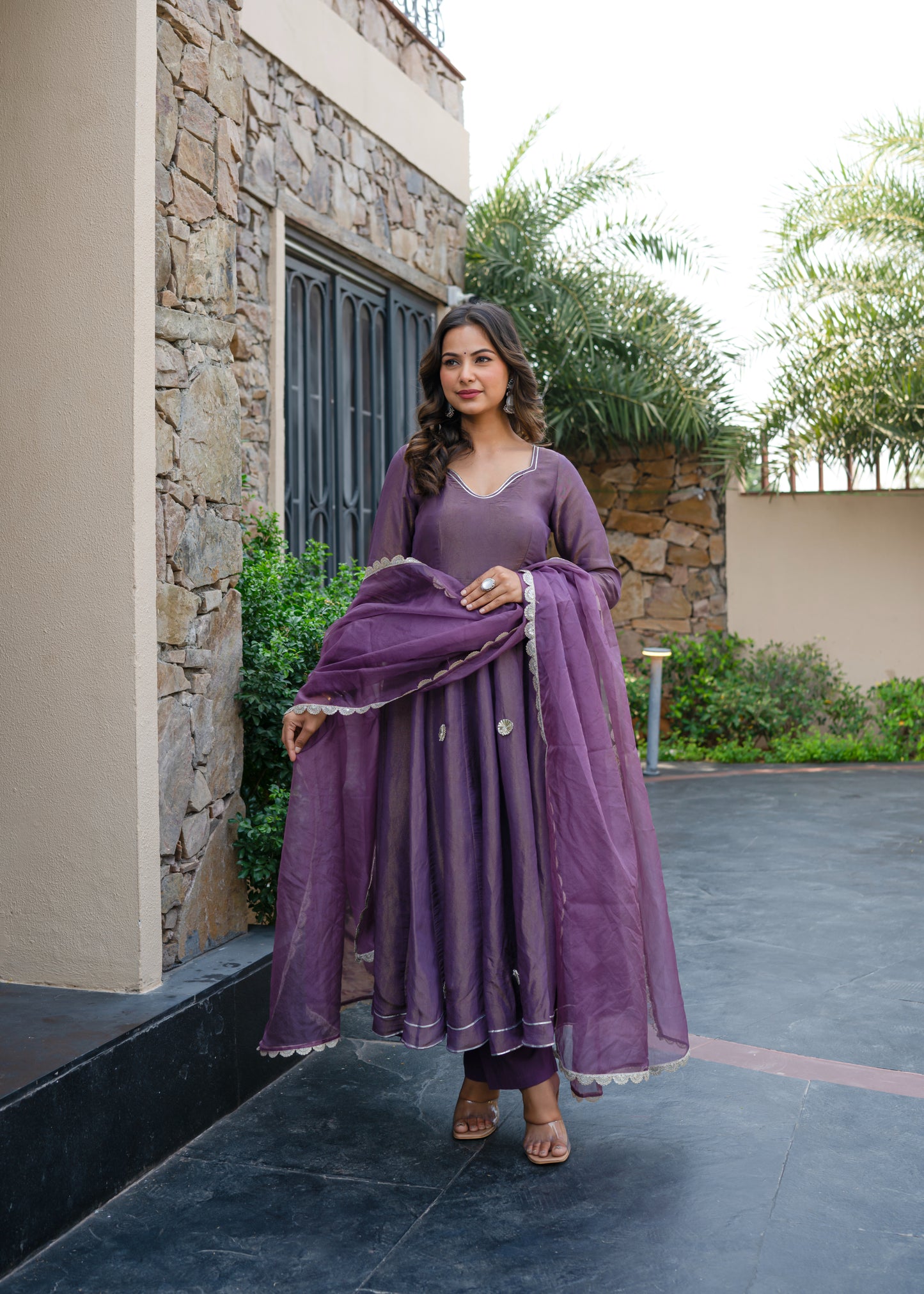 Lavanya tissue suit set