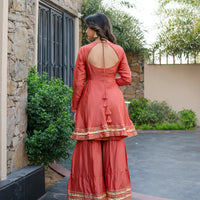 Sahej Silk sharara set