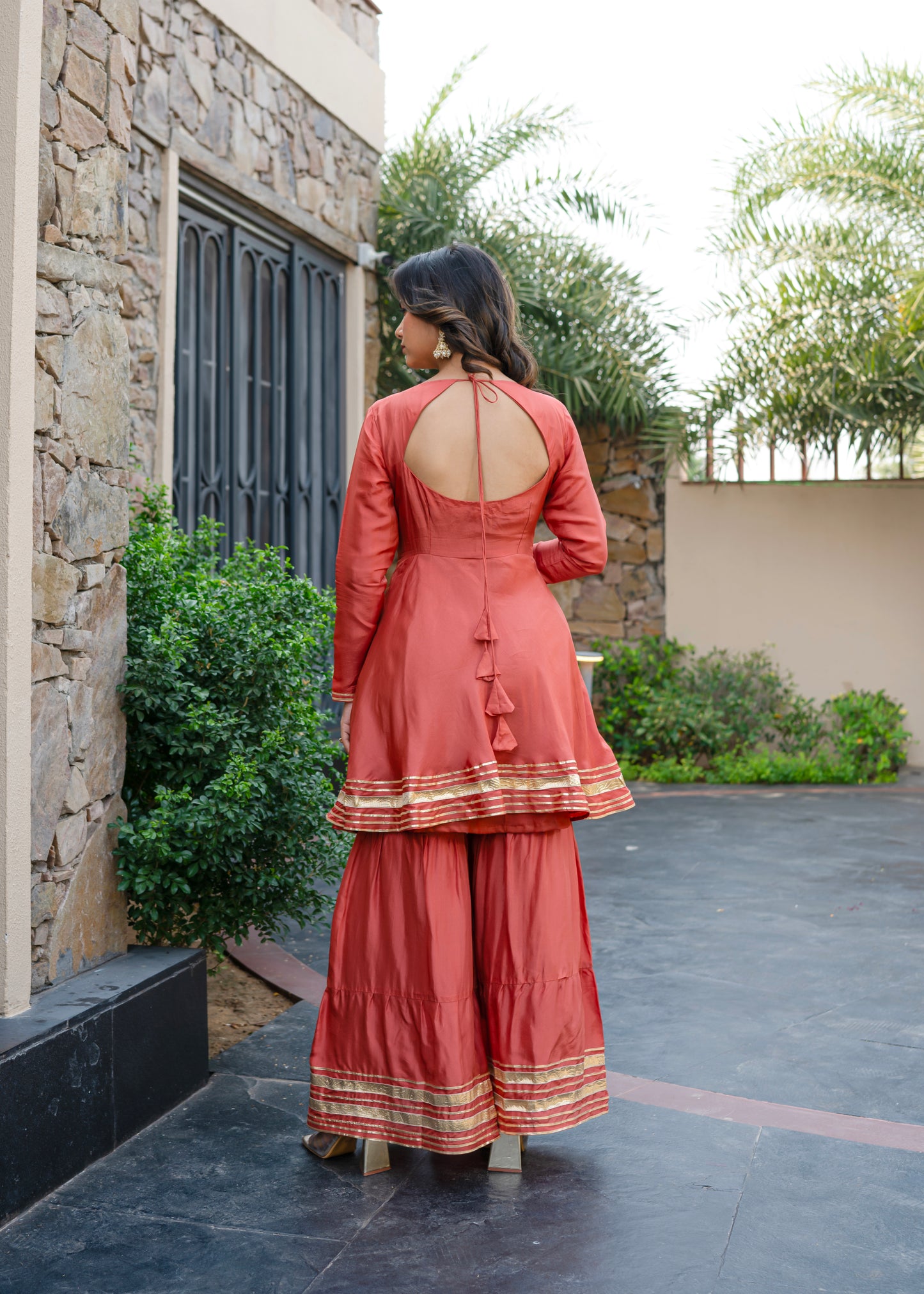 Sahej Silk sharara set