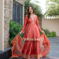 Sahej Silk sharara set