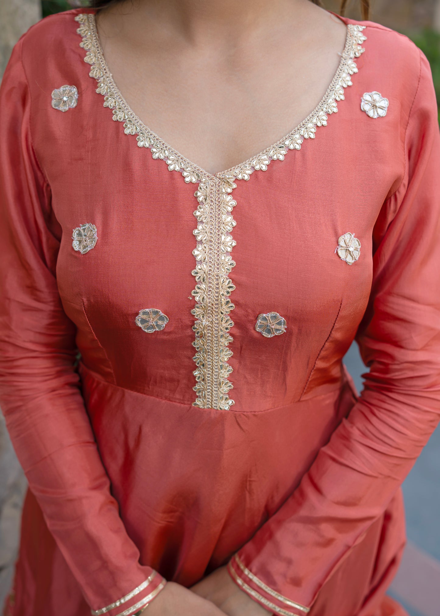 Sahej Silk sharara set