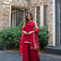 Red Blush Kurta set