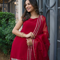 Red Blush Kurta set