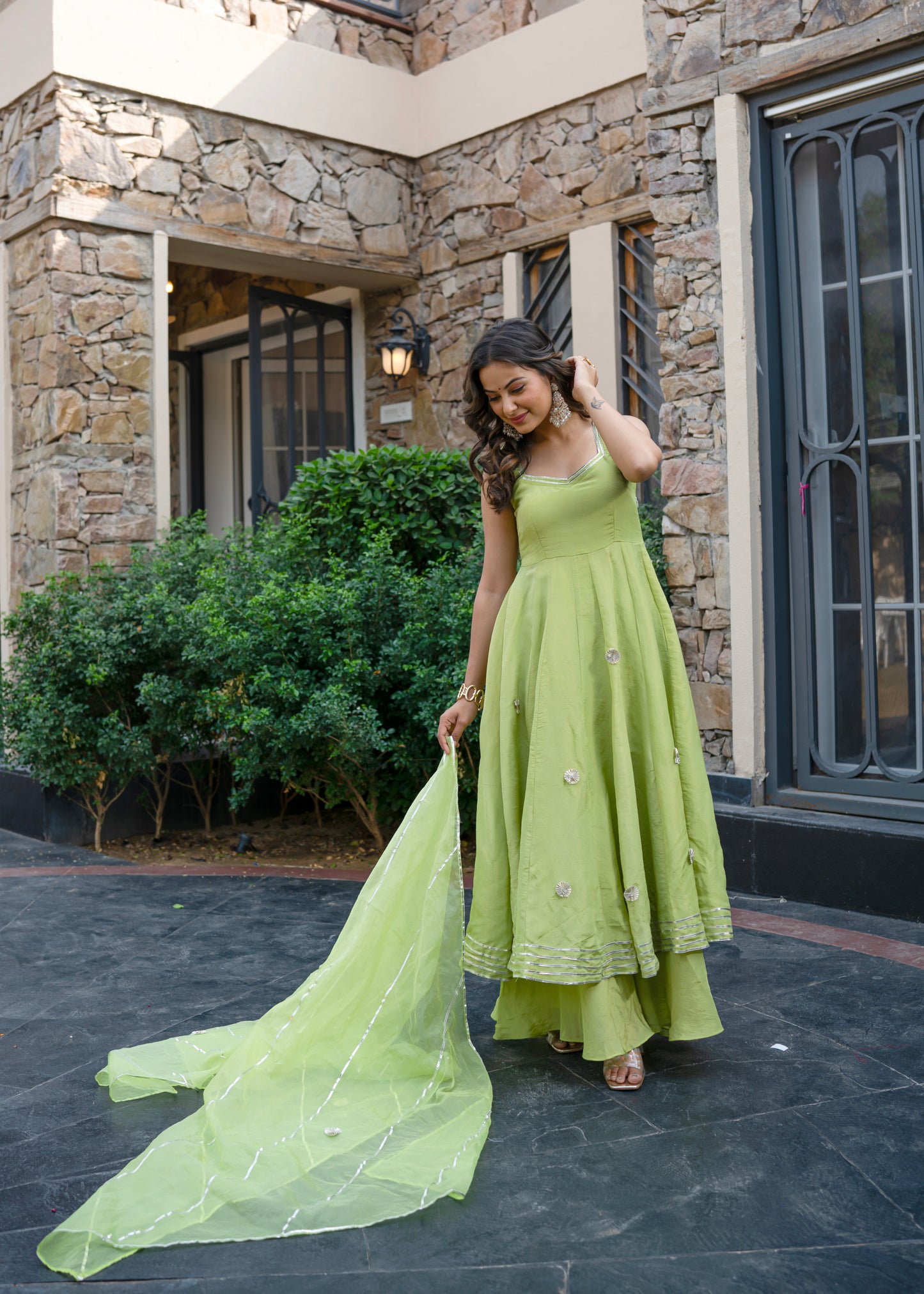 Parisha Tissue suit set