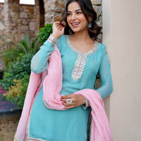 Aizal Organza Sharara set