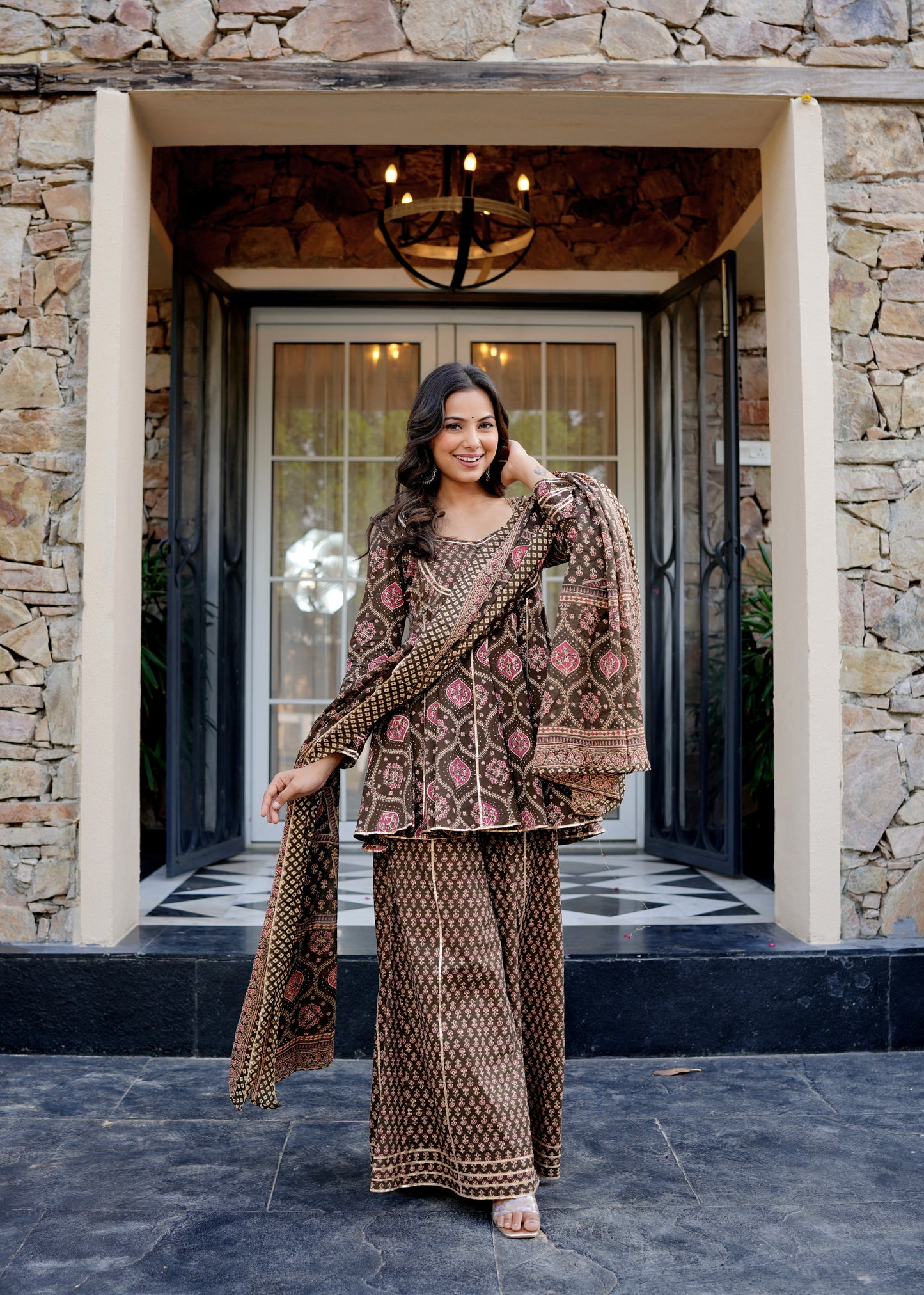 Saanjh Cotton suit set