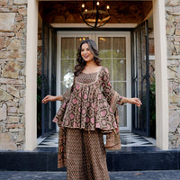 Saanjh Cotton suit set