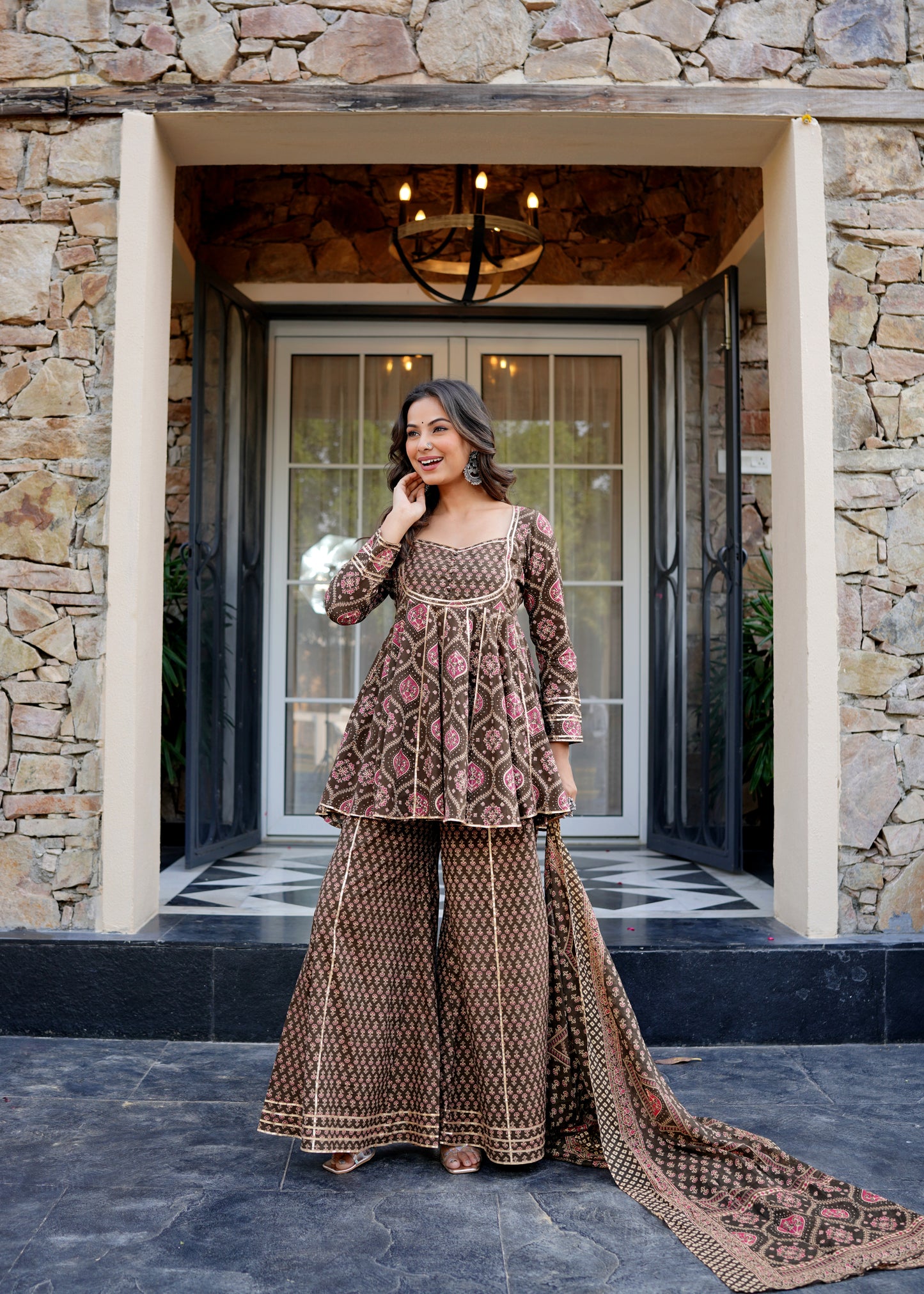 Saanjh Cotton suit set