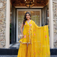 Inaya kurta sharara set