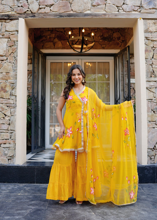 Inaya kurta sharara set