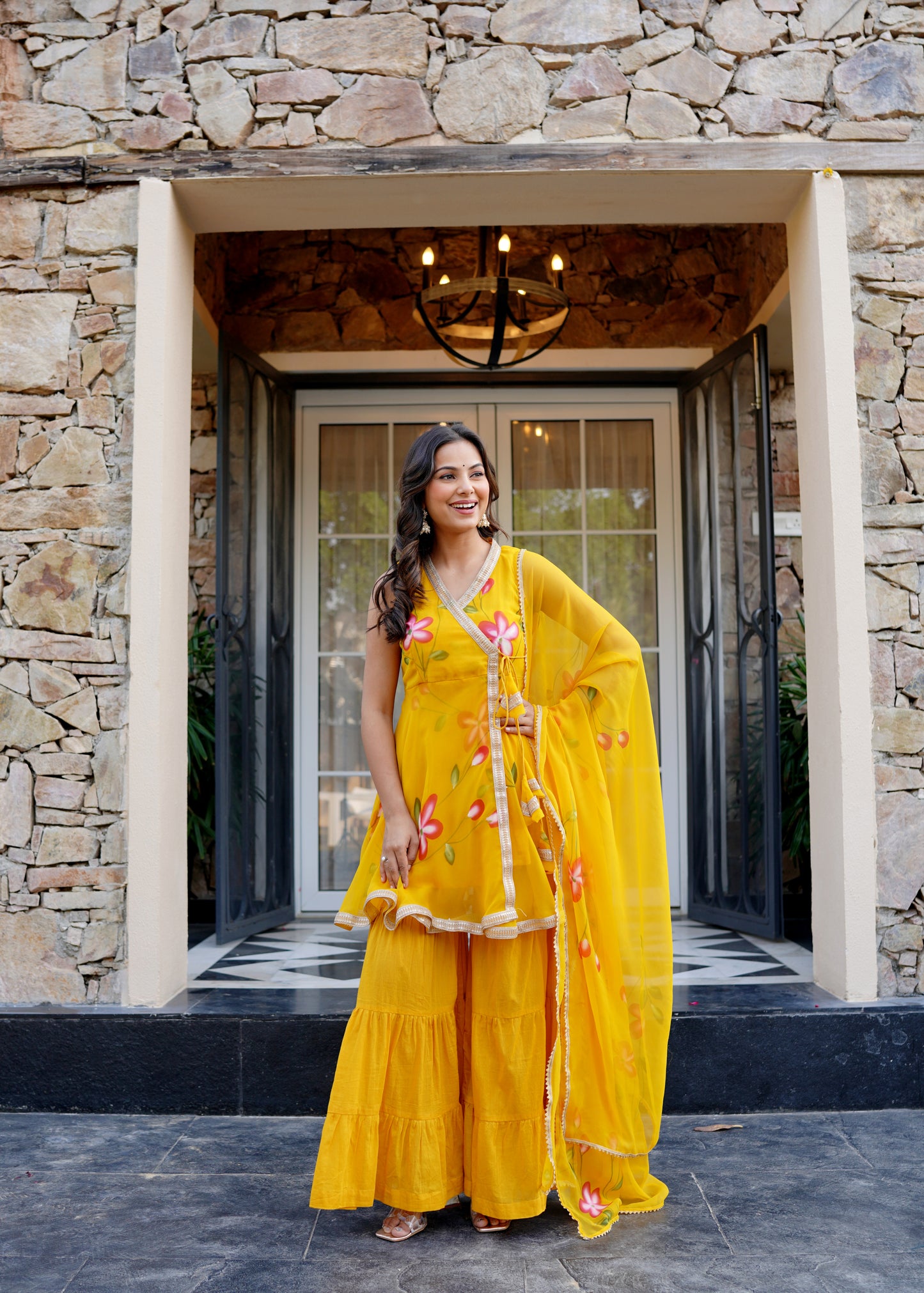 Inaya kurta sharara set