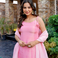 Rose bloom kurta set