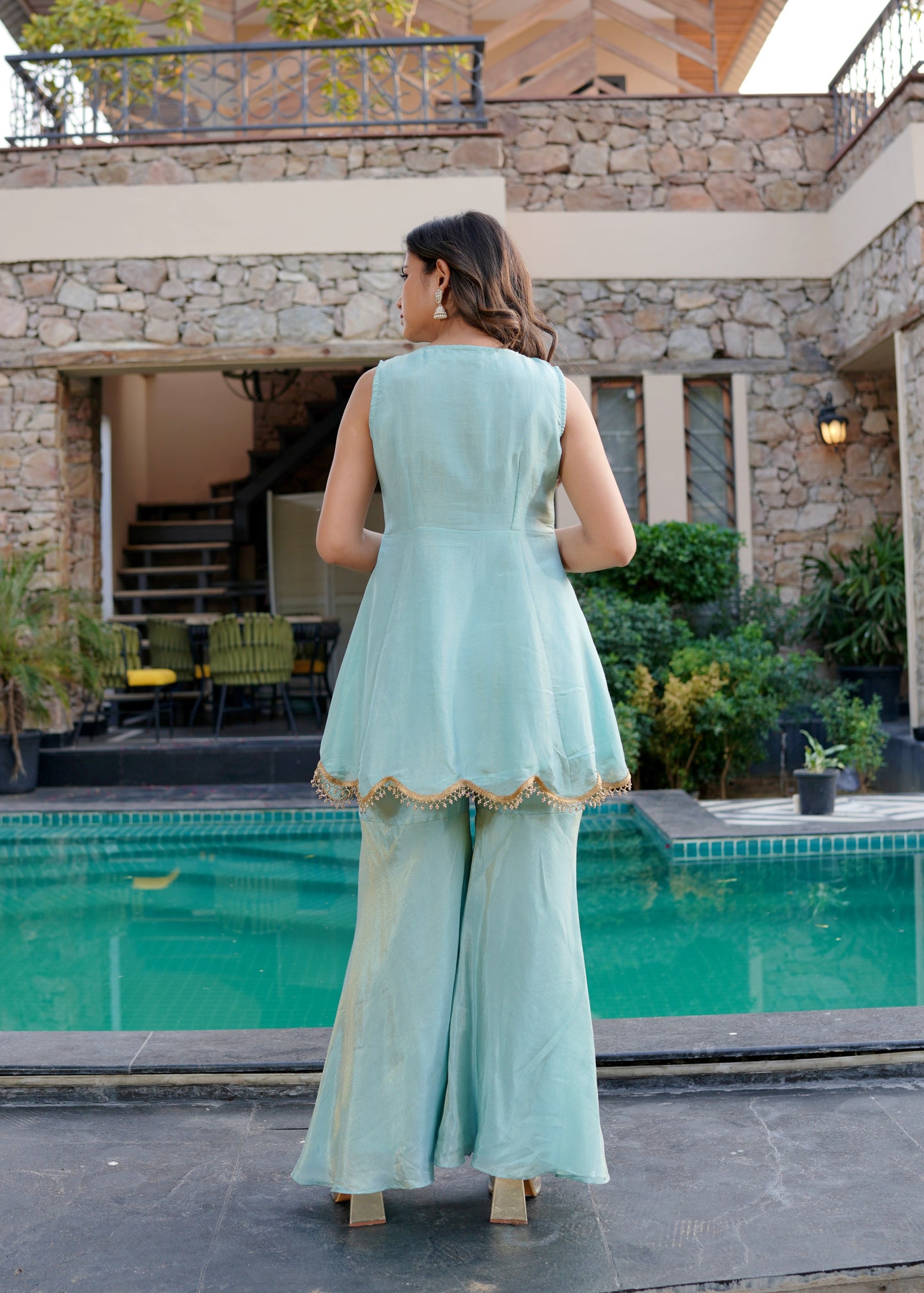 Rivaah Tissue suit set