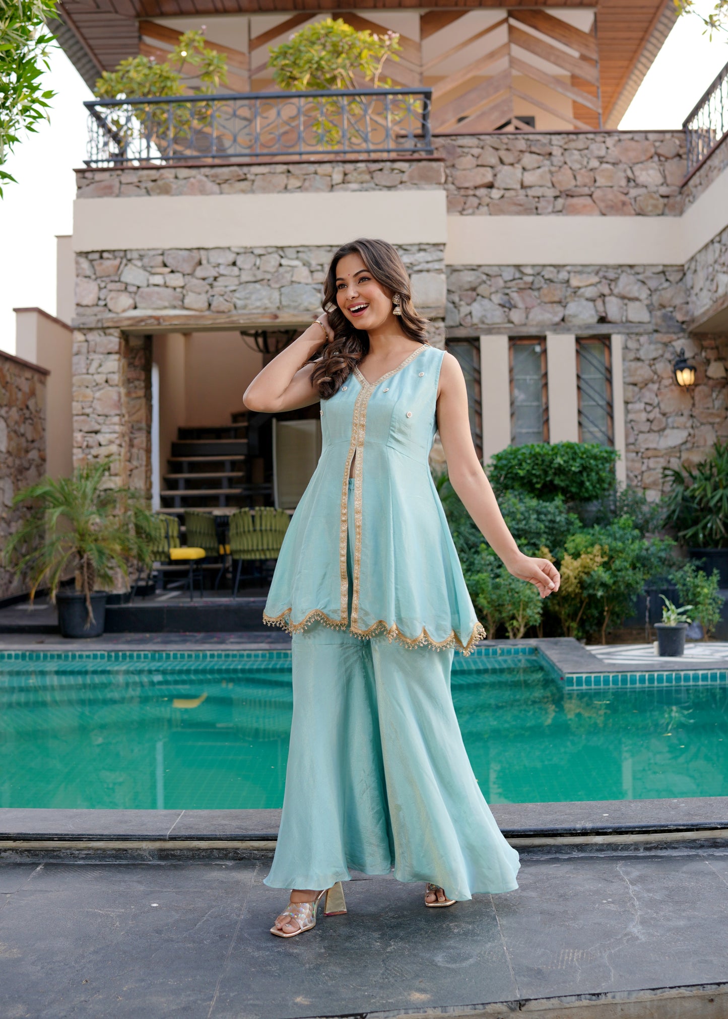 Rivaah Tissue suit set