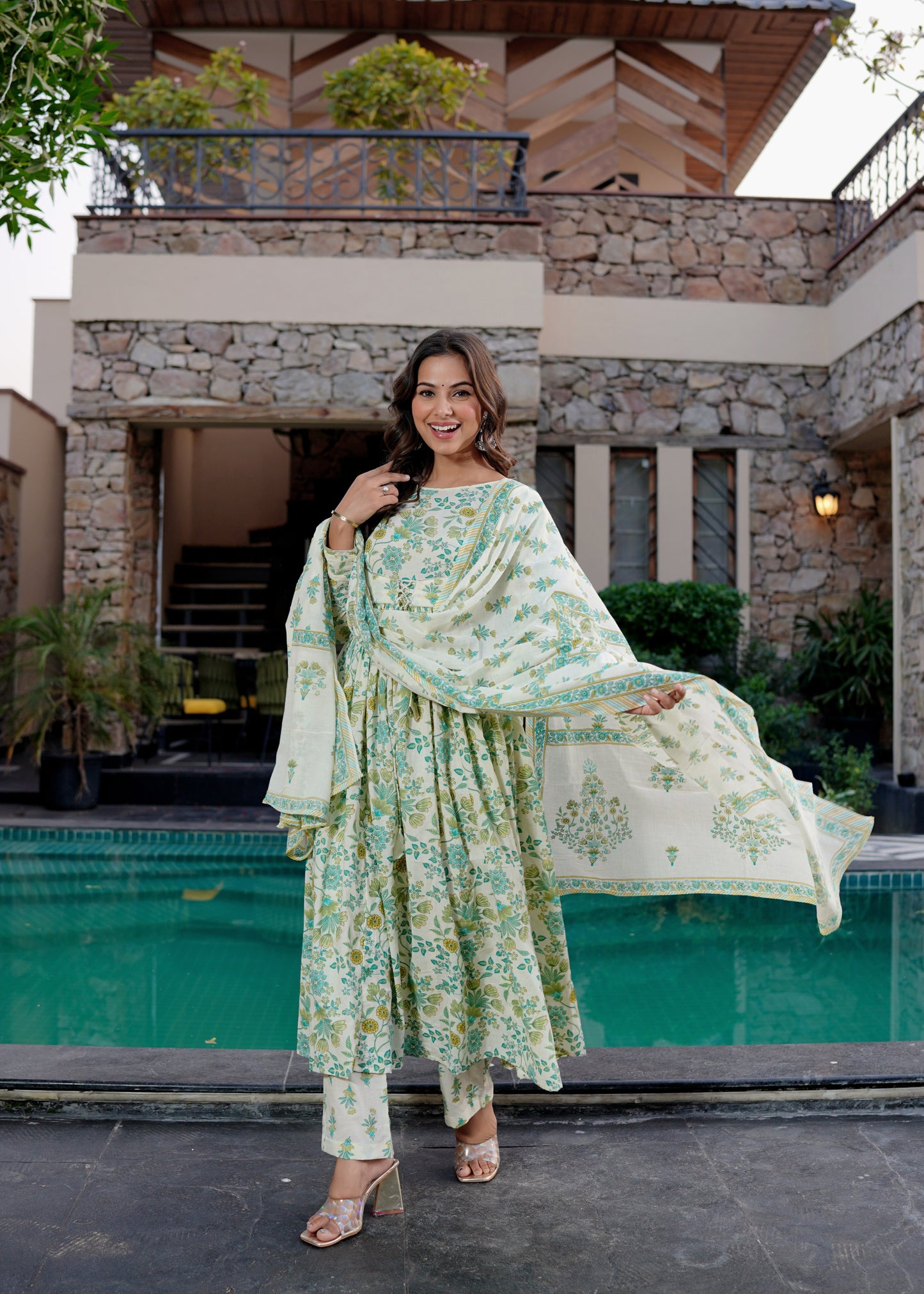 Mahira cotton suit set