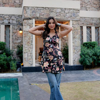 Kiara halter neck short kurti