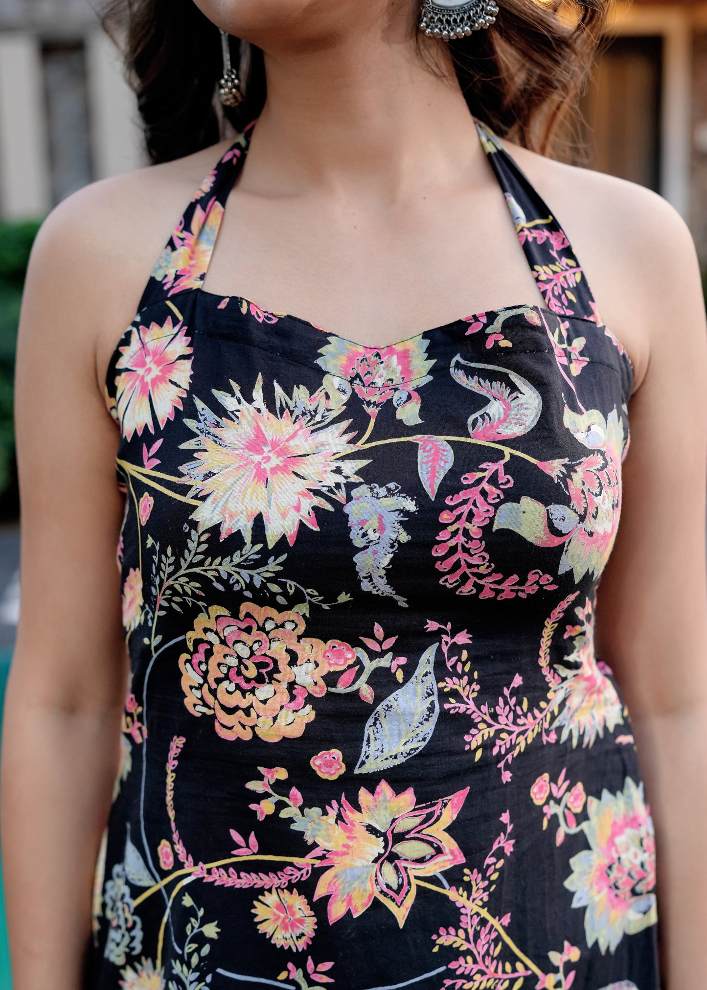 Kiara halter neck short kurti