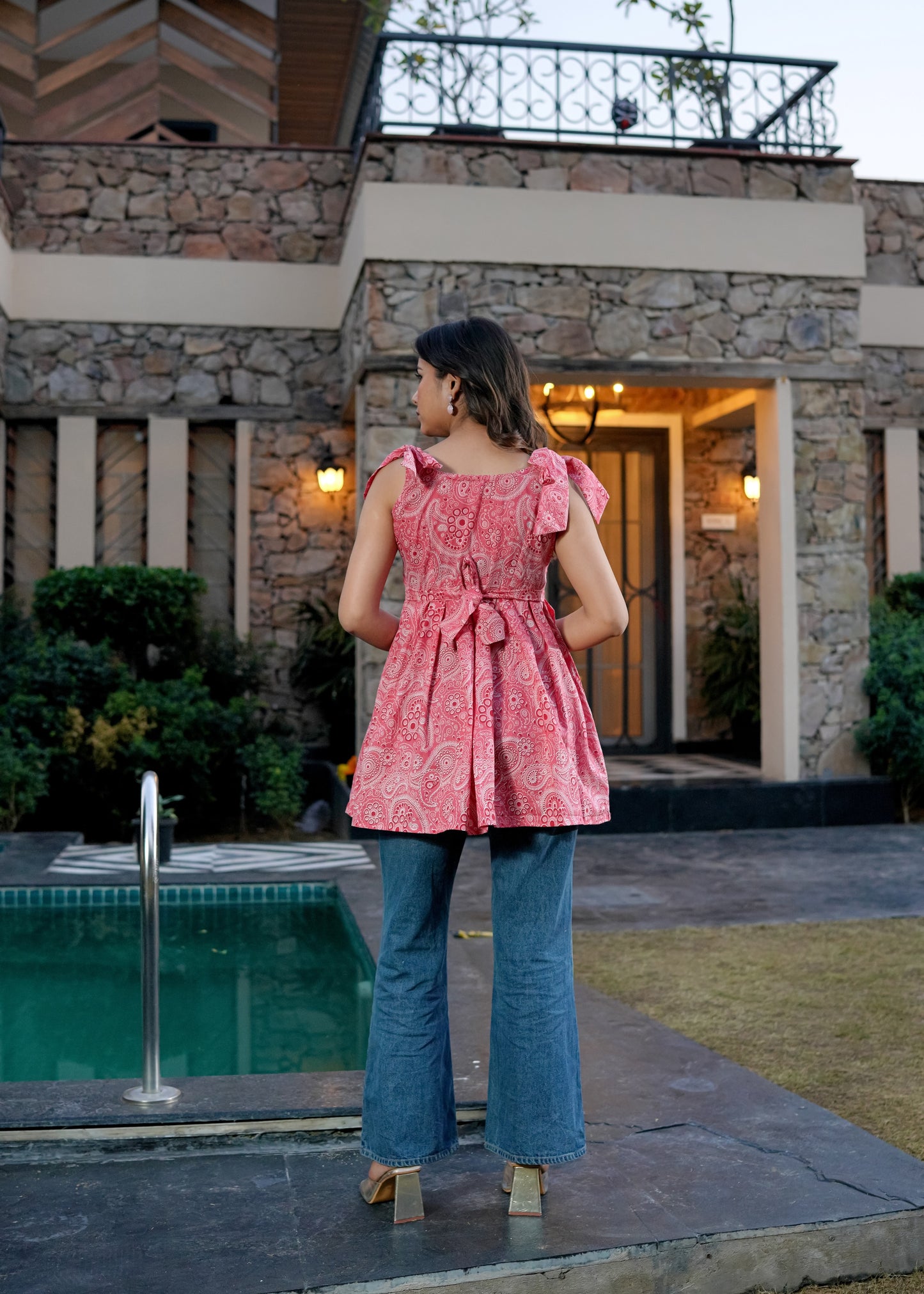 Tishya tassel short kurti