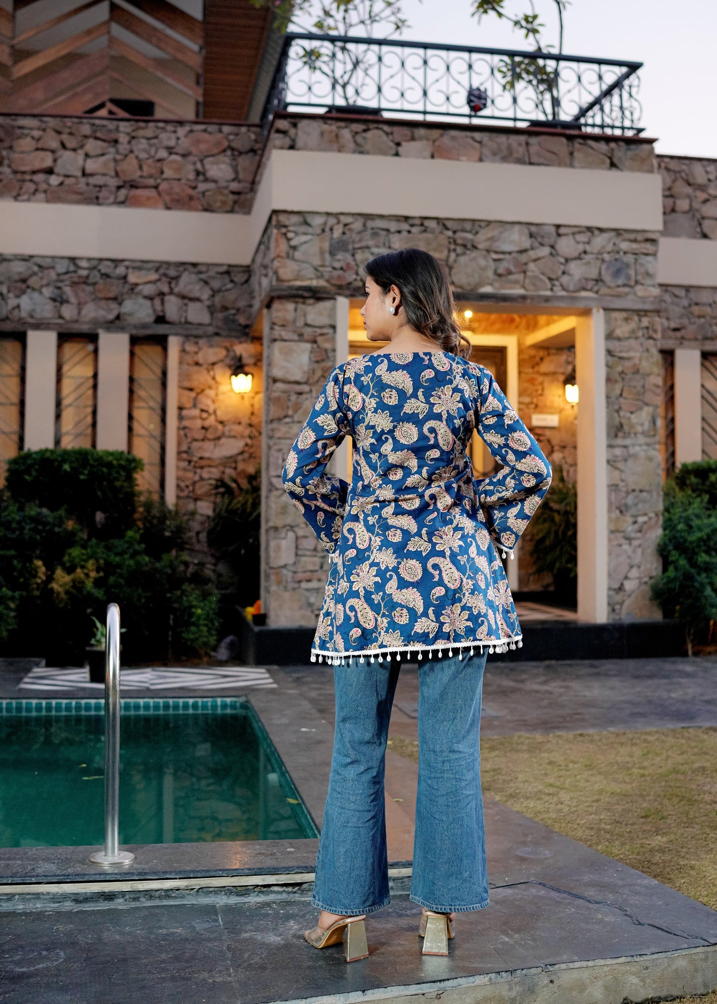 Myra Cotton wrap kurti