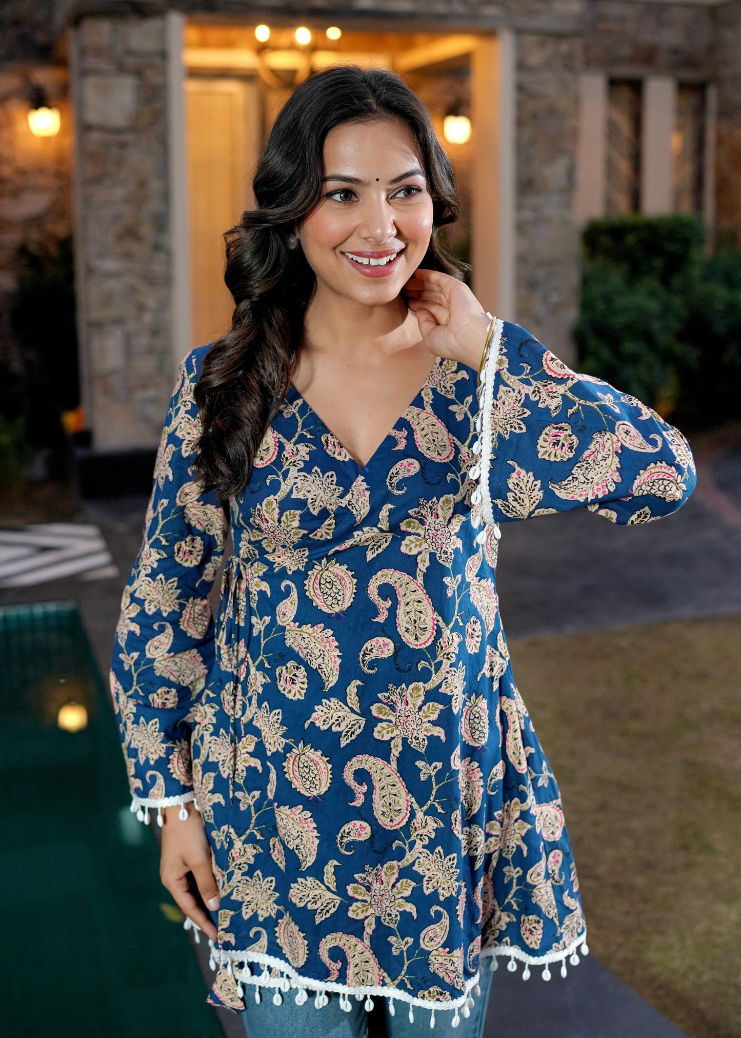 Myra Cotton wrap kurti