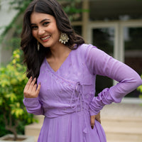 Lavender kurta set