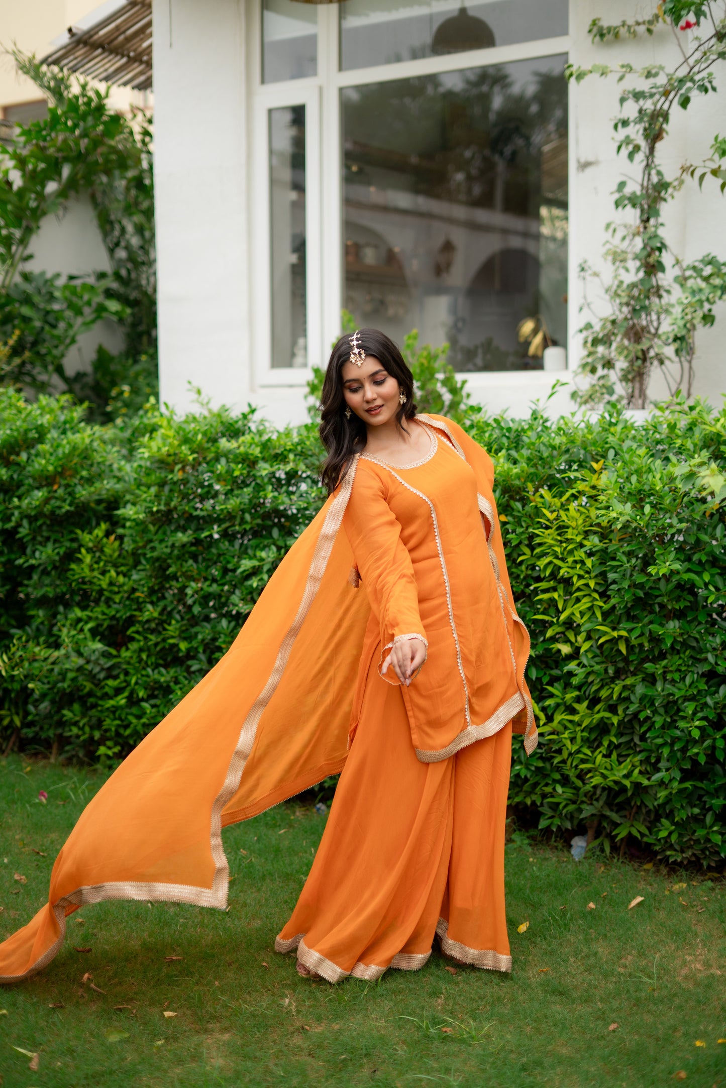 Kesarika kurta palazzo set