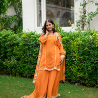 Kesarika kurta palazzo set
