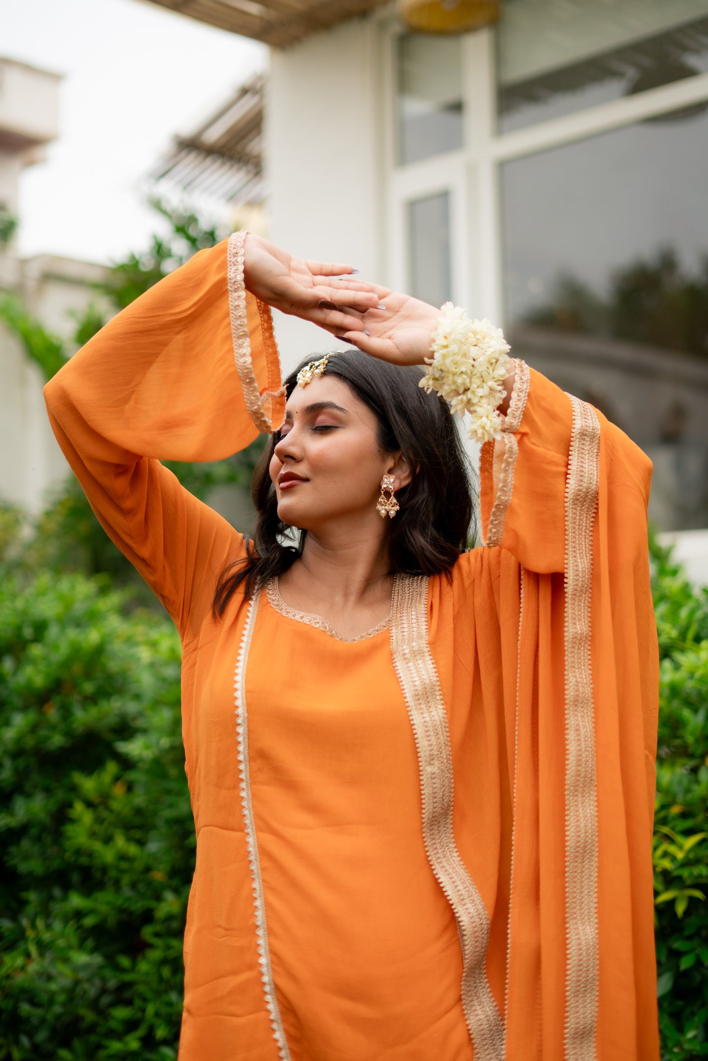Kesarika kurta palazzo set