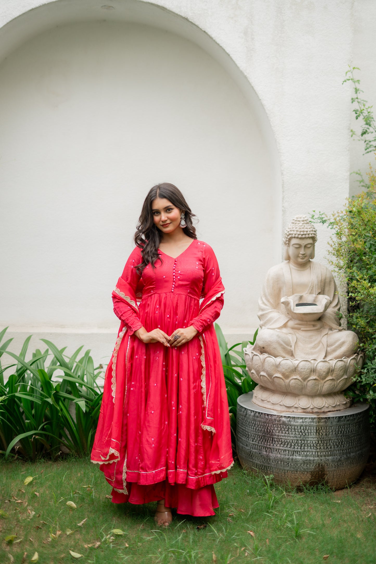 Amara silk suit set