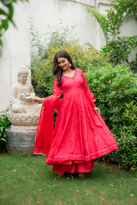 Amara silk suit set