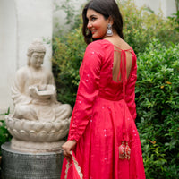 Amara silk suit set