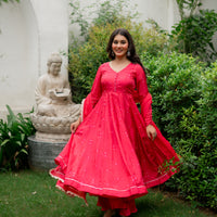 Amara silk suit set