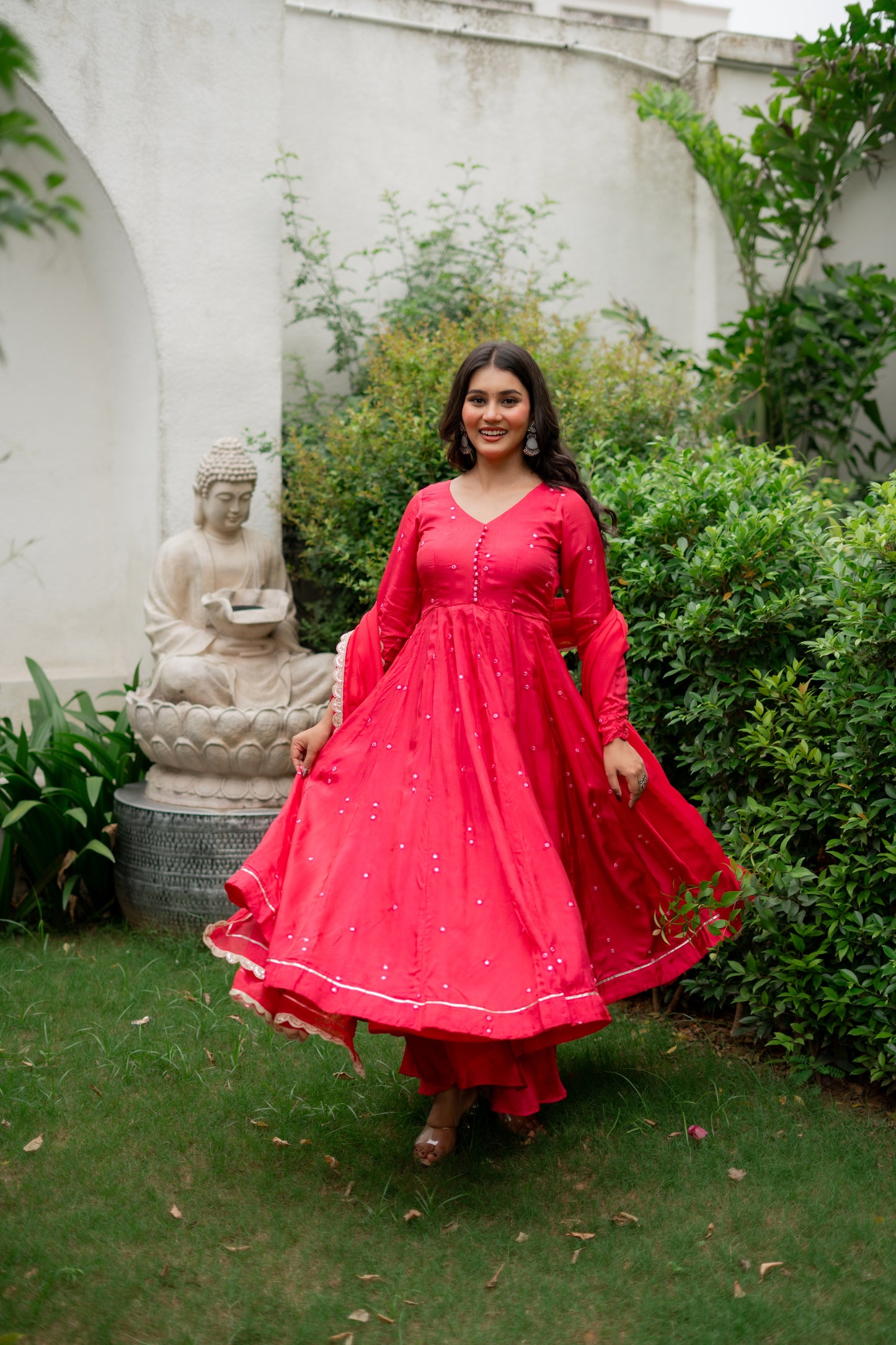 Amara silk suit set