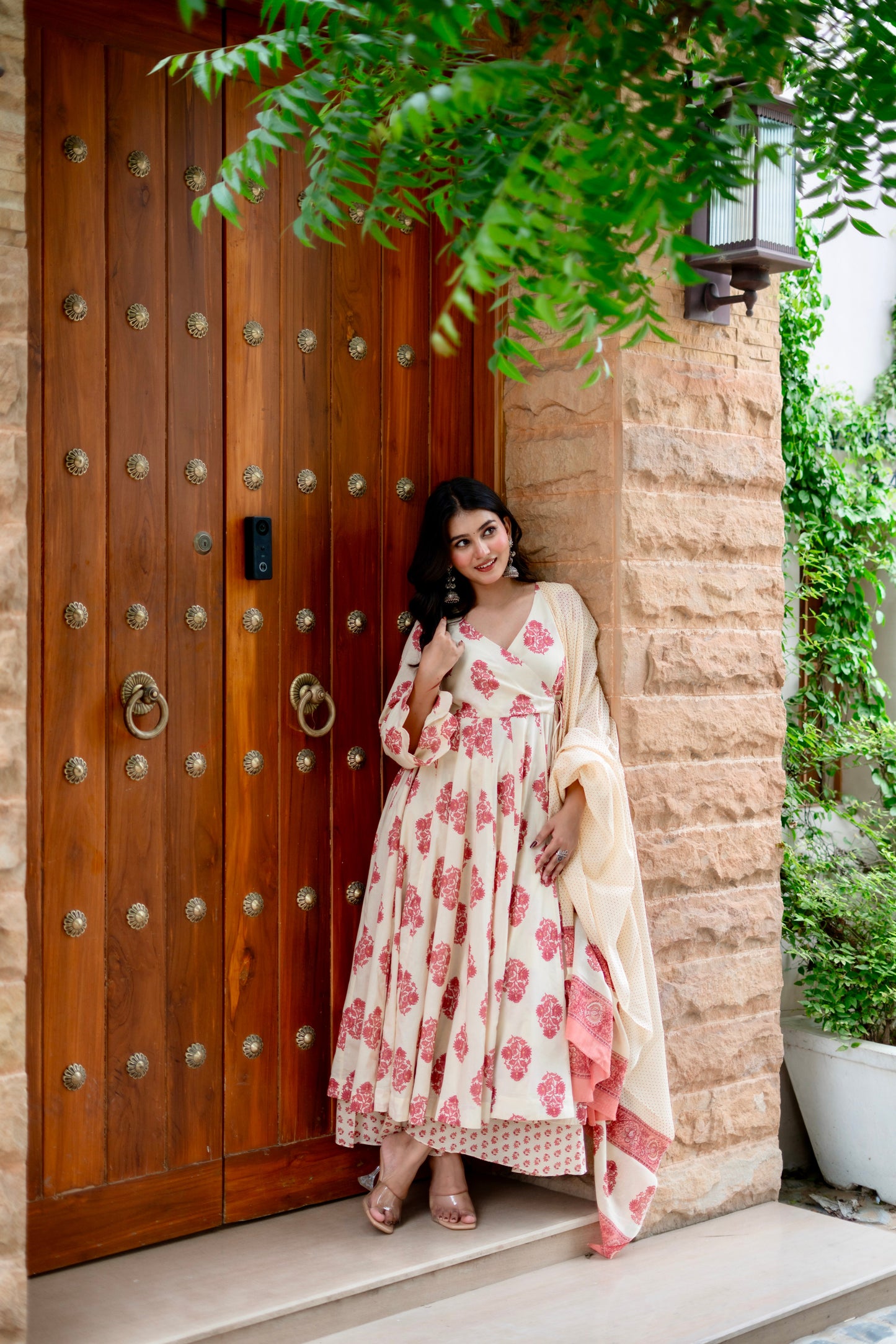 Maati cotton angrakha set