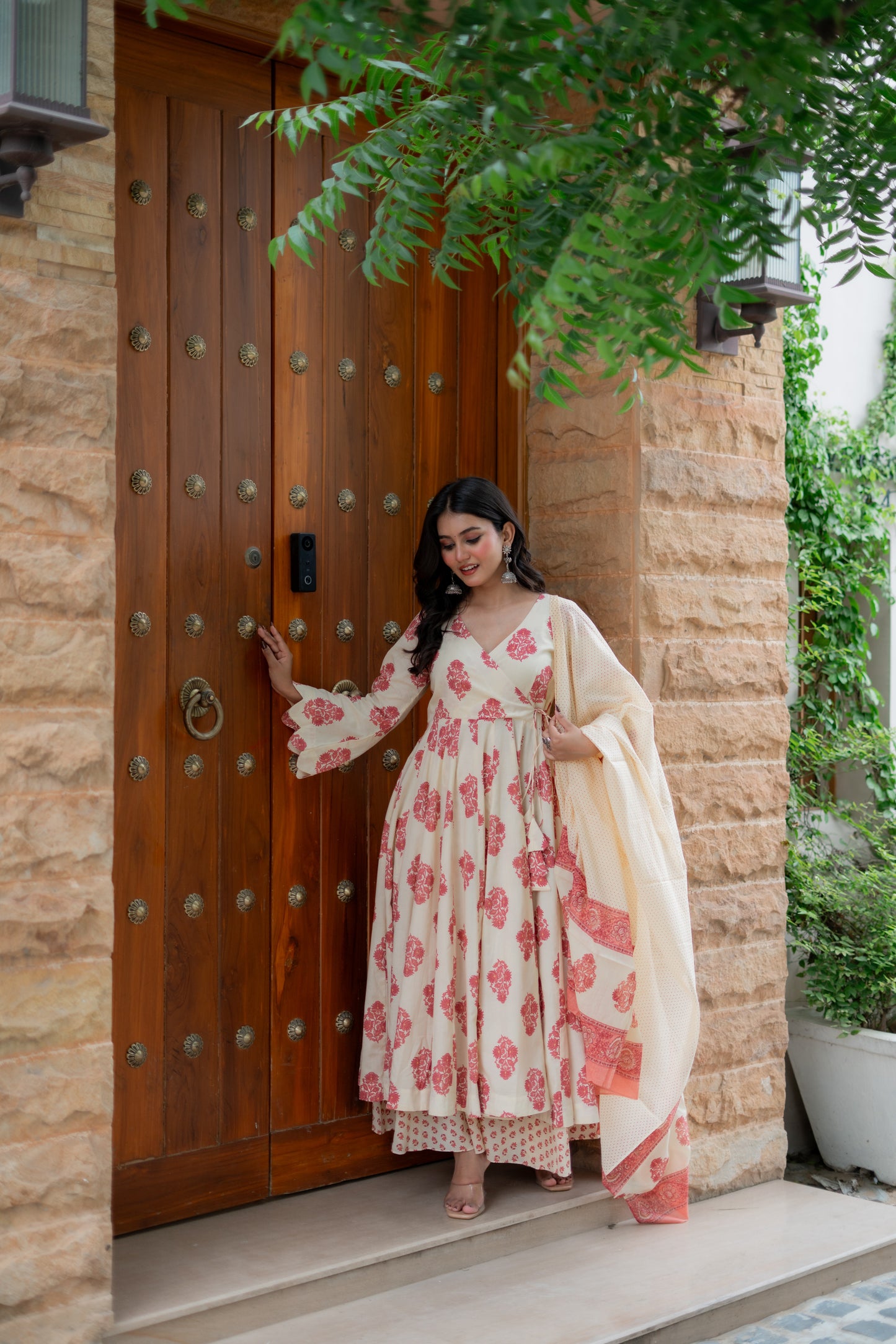 Maati cotton angrakha set
