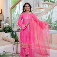 Gulaabo Silk Kurta Set