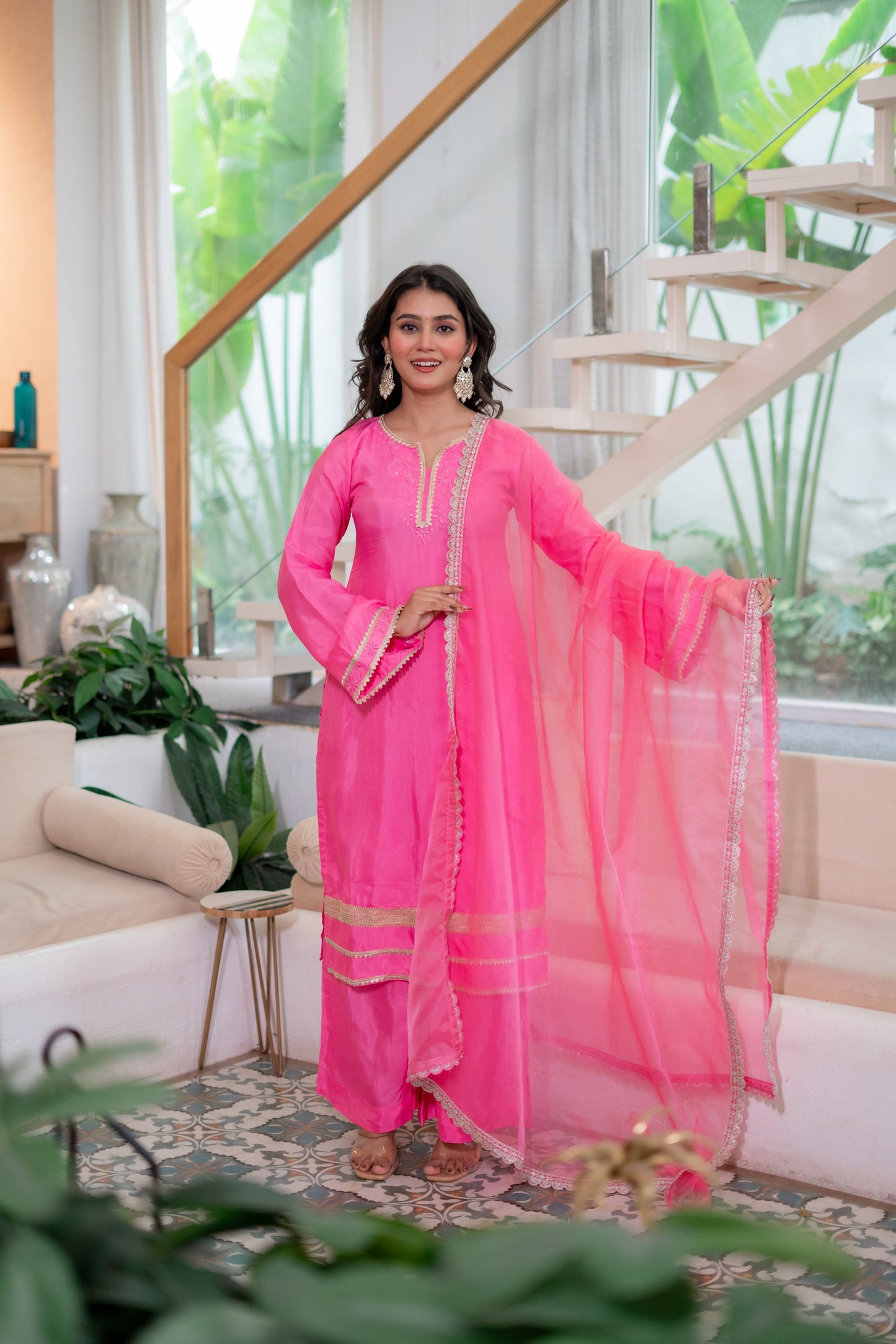 Gulaabo Silk Kurta Set