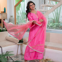 Gulaabo Silk Kurta Set