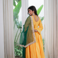 Sunehri Silk Suit Set