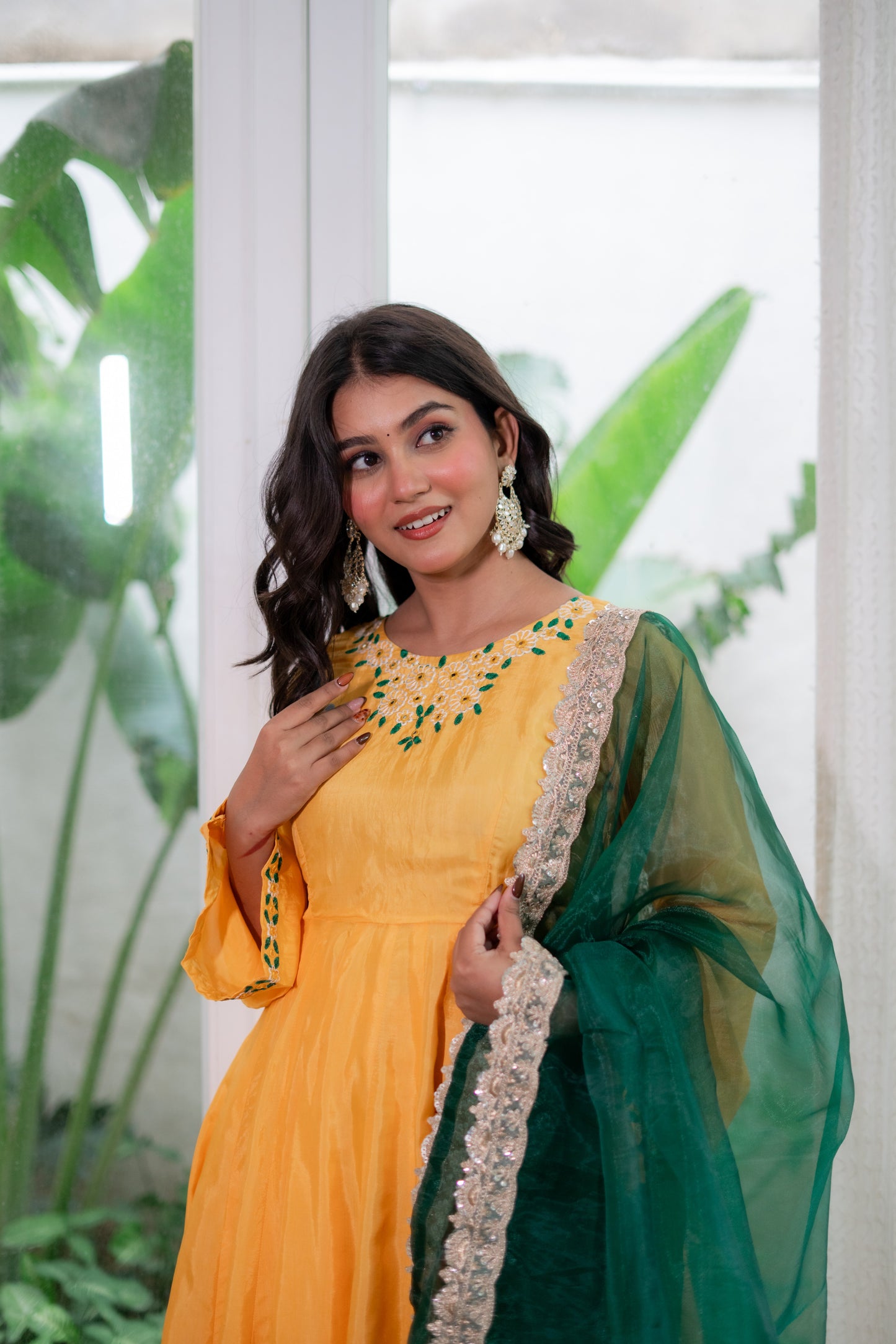 Sunehri Silk Suit Set