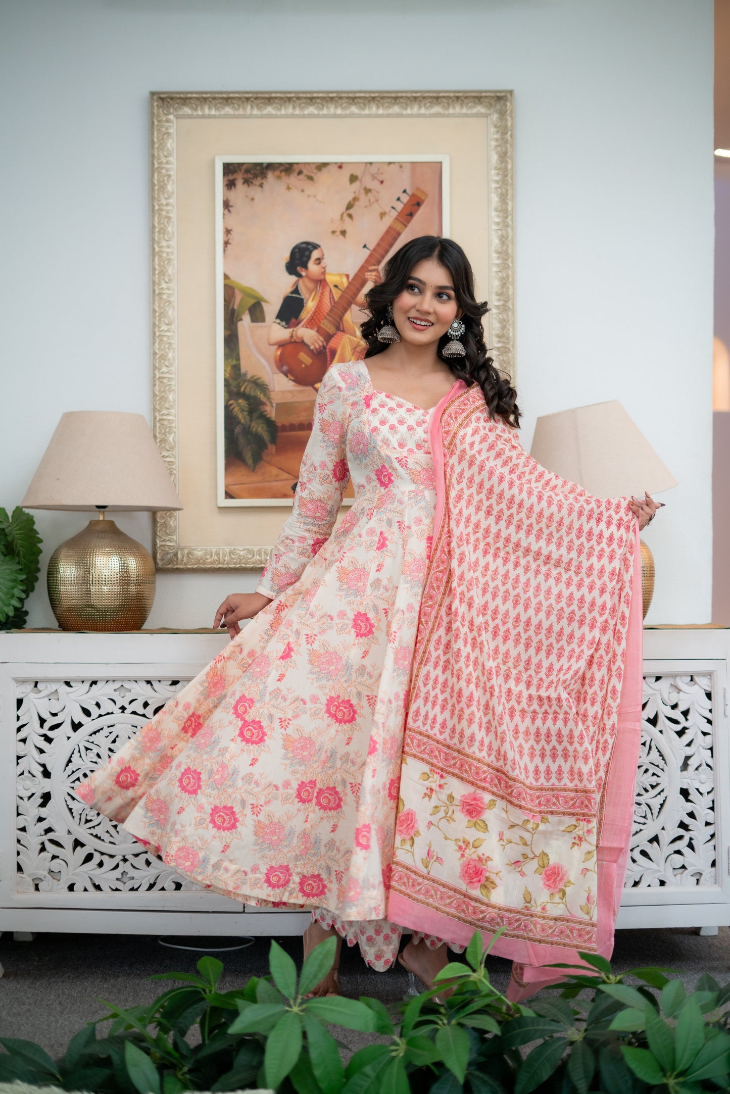 Fiza-e-gul cotton suit set