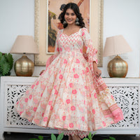 Fiza-e-gul cotton suit set